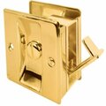 Prime-Line 161495 Polished Solid Brass- Pocket Door Privacy Lock 626325